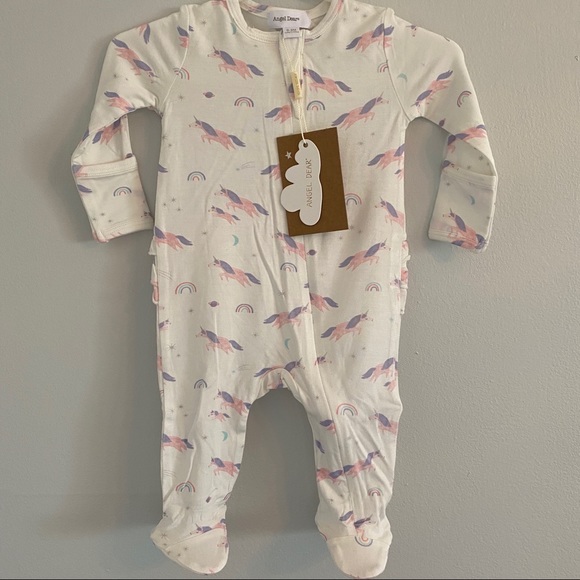 Angel Dear Other - Unicorn 🦄 🌈 Footie Jammies -SOFT Bamboo Blend